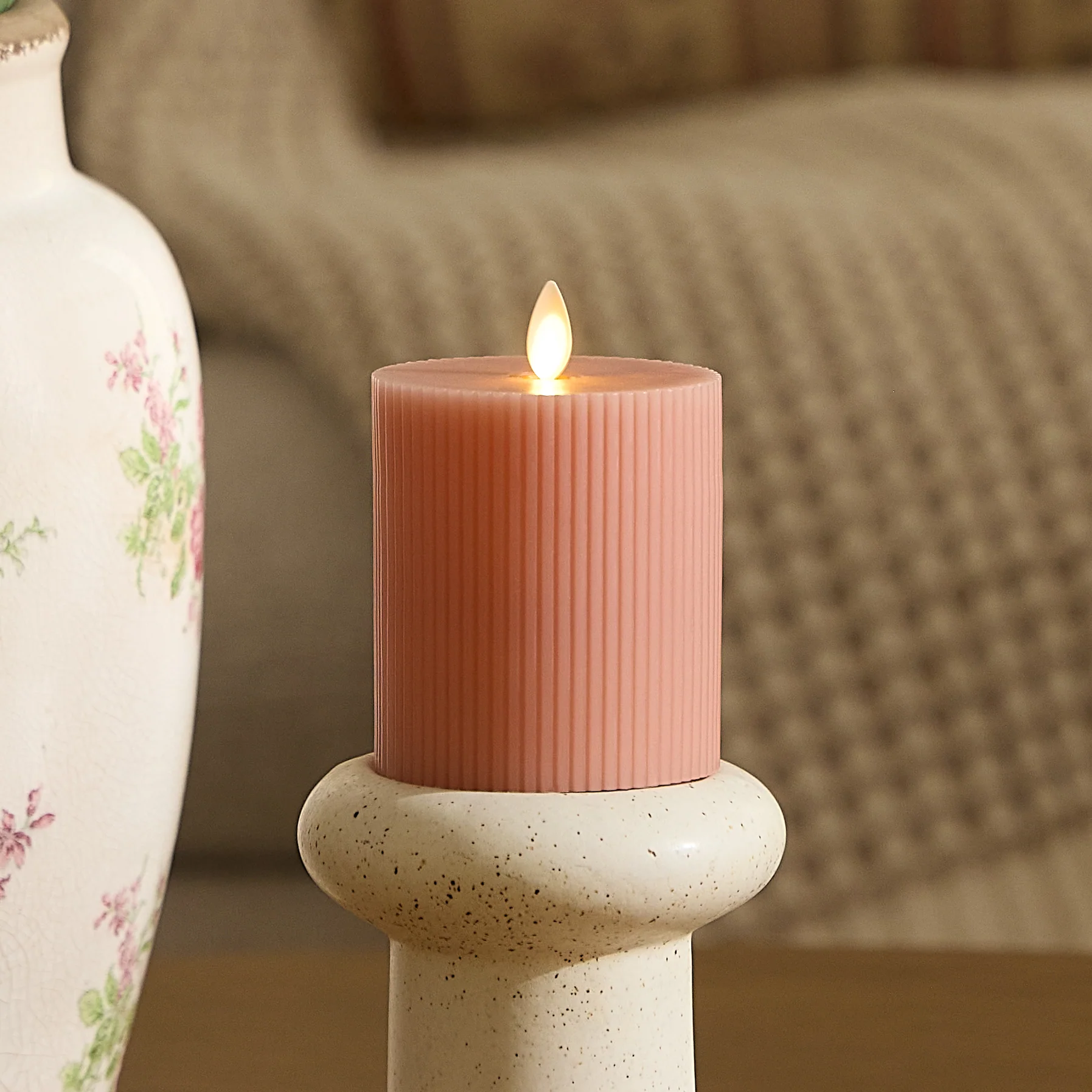 Luminara Flameless Pillar Candles